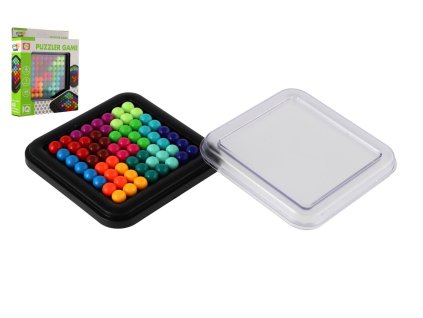 IQ puzzle logická hra plast v krabičce 16x20x4cm