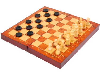 ŠACHY A DÁMA společenská hra cestovní