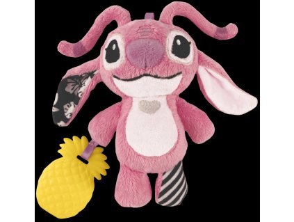 Baby Clementoni - Plyšové chrastítko s úchytem - Stitch Angel