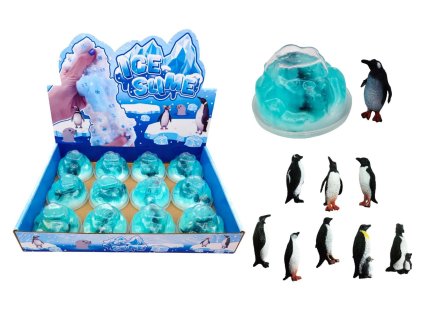 Sliz - hmota s tučňákem 7x4cm