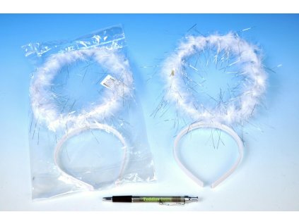 Andělská čelenka svatozář karneval v sáčku