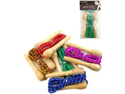 DŘEVO Švihadlo 270cm nastavitelné různé barvy *DŘEVĚNÉ HRAČKY*