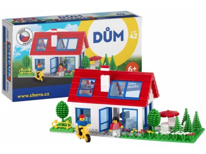 CHEMOPLAST CHEVA 42 Dům 244 kostek STAVEBNICE