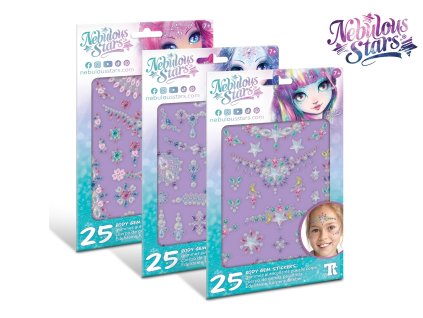 Nebulous Stars Dekorační kamínky na tělo 25 ks