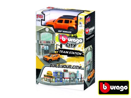 Bburago city 1:43 18-31505 Vlaková stanice