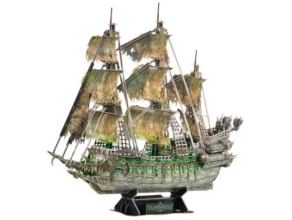 CubicFun - Puzzle 3D Flying dutchman s LED světlem - 360 dílků