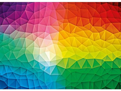 Clementoni - Puzzle Color Boom 1000 Trojúhelníky