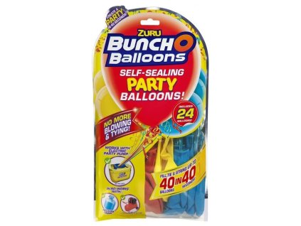 Zuru - Party balónky (červená, modrá, žlutá)