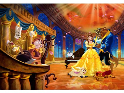 Clementoni - Puzzle 1000 v kufříku Disney Kráska a zvíře