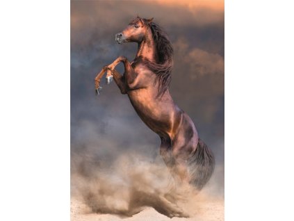 Clementoni - Puzzle 500 Velký červený hřebec