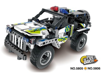 MECHANICAL MASTER - Stavebnice Policejní motorka 193 ks