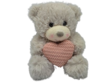 PLYŠÁKOV - Medvídek se srdíčkem 2 barvy
