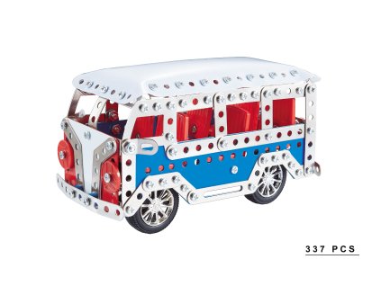 Kovová stavebnice 337 ks - Autobus