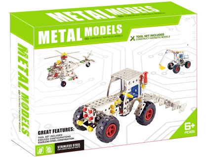 Kovová stavebnice 277 ks - Vlak