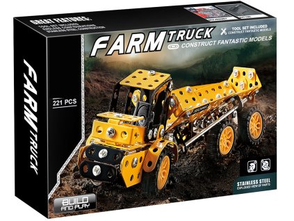 Kovová stavebnice 221 ks - Nákladní auto