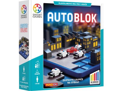 MINDOK HRA Smart Auto blok 80 rébusů hlavolamy pro 1 hráče