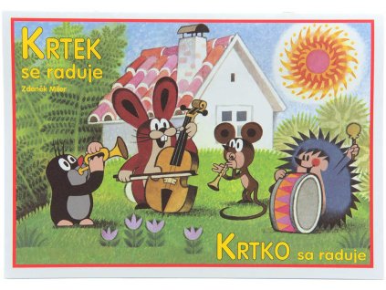 Omalovánky A5 Krtek se raduje (Krteček)