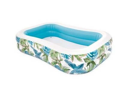 Intex Nafukovací bazén Swim Center Family Tropical 229x152x48cm