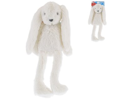 PLYŠ Zajíček bílý 30cm dlouhé nohy Mini Club *PLYŠOVÉ HRAČKY*