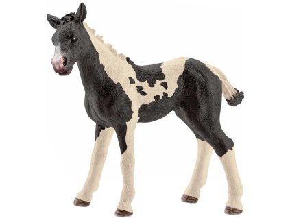 SCHLEICH Koník hříbě Pinto figurka kůň ručně malovaná