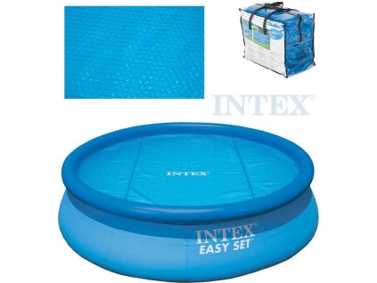 INTEX Plachta solární bazénová 244cm pro bazény Easy modrá 29020