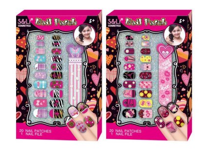 Nehtové studio dekorace s pilníkem set