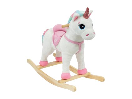 Houpací jednorožec se zvukovými efekty 71x30x57 cm