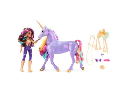 UNICORN ACADEMY SVETELNÝ JEDNOROŽEC WILDSTAR 24 CM