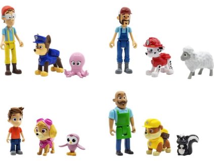 LABKOVÁ PATROLA BALENIE TROCH FIGÚROK ASST