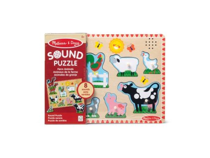 MELISSA & DOUG PUZZLE SO ZVUKOVÝMI EFEKTMI