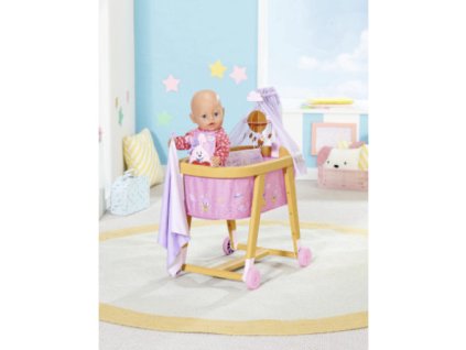 BABY born Postieľka na kolieskach