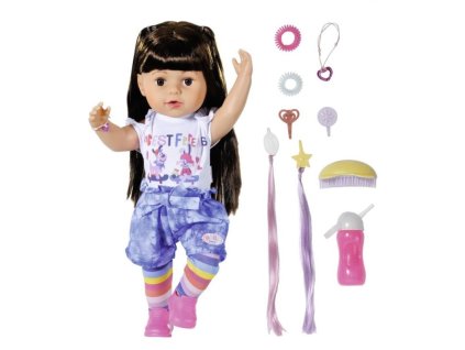 Staršia sestrička BABY born, brunetka, 43 cm