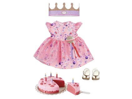 BABY born Súprava s tortou Deluxe Narodeninová edícia, 43 cm