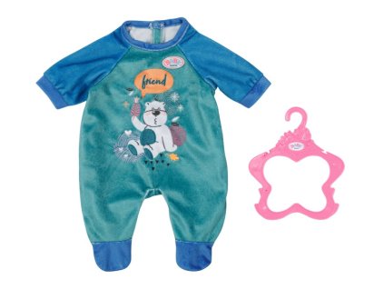 BABY born Zamatové dupačky modré, 43 cm