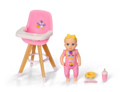 BABY born Minis Sada s jedálenskou stoličkou a bábikou
