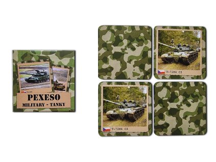 Pexeso retro Military Tanky