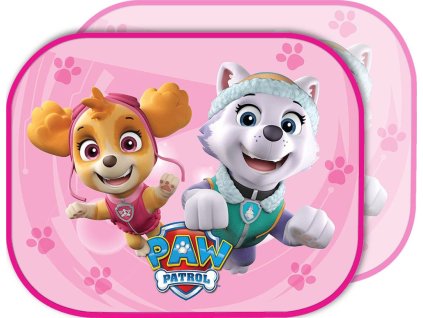 Dětská sluneční clona PAW PATROL holky 44x35CM