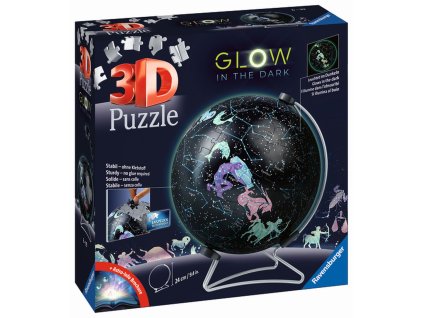Puzzle-Ball Svietiaci glóbus: Hviezdna obloha