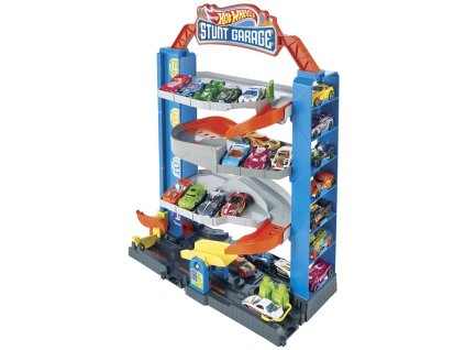 Hot Wheels City prenosná garáž