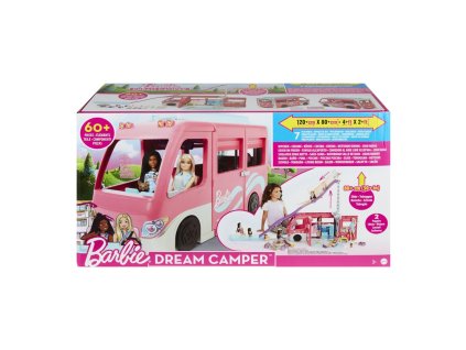 Barbie karavan snov s obriou šmykľavkou