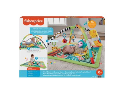 Fisher Price hracia dečka so žirafou 3 v 1