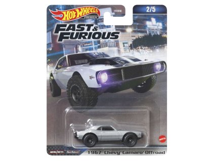 Hot Wheels prémiový angličák - RÝCHLO A ZBESILO asst