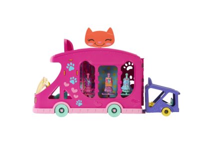 ENCHANTIMALS MAČACÍ MÓDNY OBCHOD NA KOLESÁCH HERNÝ SET