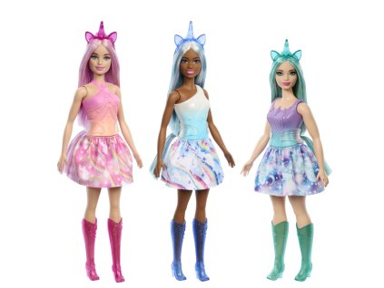 Barbie rozprávková víla jednorožec asst