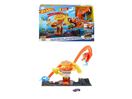 Hot Wheels City hladná kobra útočí na pizzérku