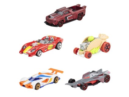 Hot Wheels 5ks tematický angličák závodný