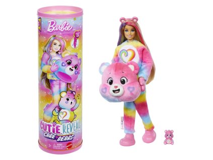 Barbie CUTIE REVEAL Barbie a starostliví medvedíkovia séria 2 - RUŽOVÁ