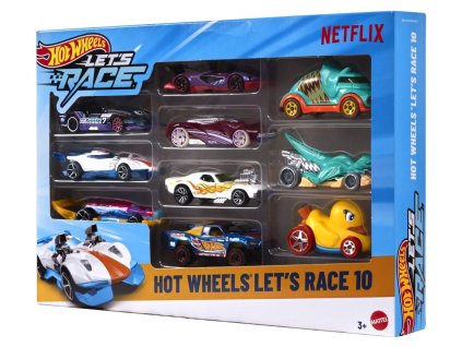 Hot Wheels 10ks angličák závody asst