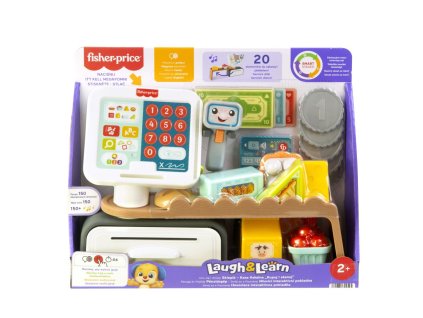 Fisher Price hovoriaca interaktivna pokladňa CZ/SK/ENG/HU/PL