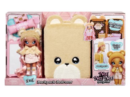 Na! Na! Na! Surprise Batoh s izbičkou 3v1, séria 2 - medvedík